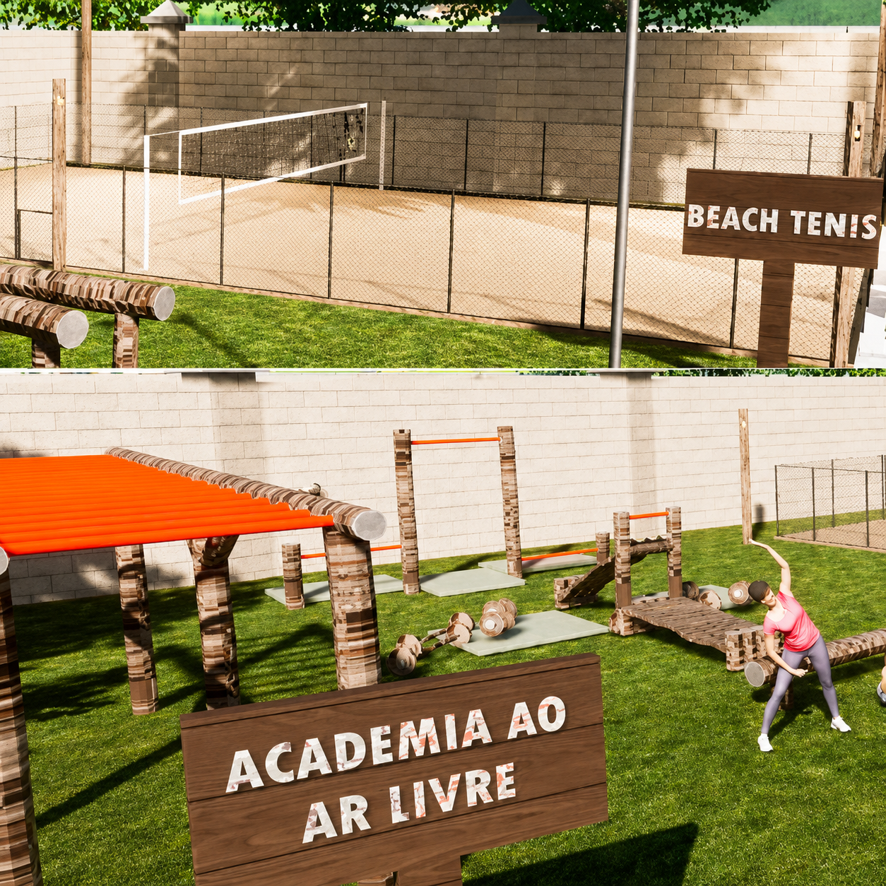 Academia ao ar livre